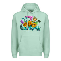 Seafoam hairboss western sunflowers hairdresser Premium Hoodie - Artiststas