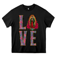 Black love lady of guadalupe Heavy Core Tee - Jasminsmagicworld