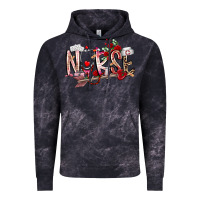 Cloud Black nurse valentines day Vintage Hoodie - RacoonDesign