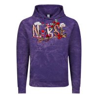 Cloud Purple nurse valentines day Vintage Hoodie - RacoonDesign