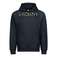 Navy granny cowhide sunflower Urban Hoodie - Jasminsmagicworld