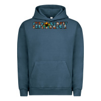 Pigment Midnight Navy granny cowhide sunflower Urban Hoodie - Jasminsmagicworld