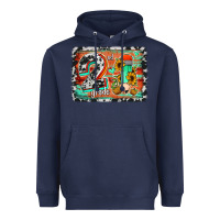 Navy western back to school 2nd grade 2 Heavyweight Hoodie - Jasminsmagicworld