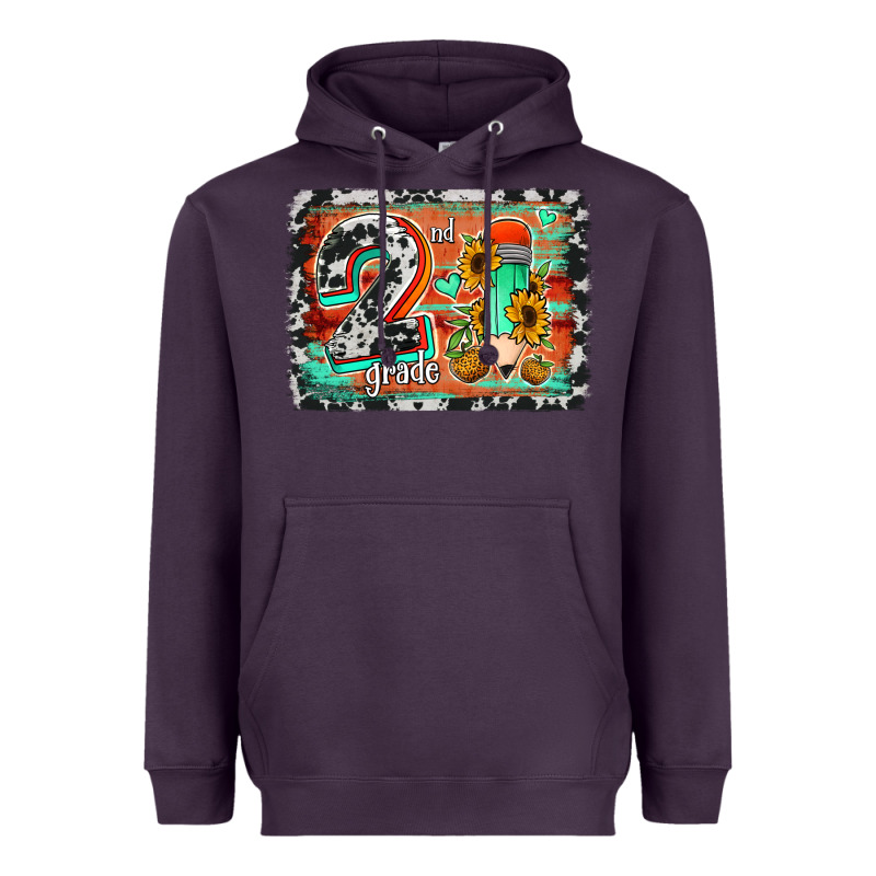 Western Back To School 2nd Grade 2 Heavyweight Hoodie by Jasminsmagicworld | Teevron