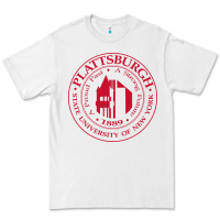 White Suny Plattsburgh Premium Tee - linhVisuals