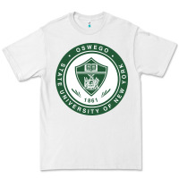 White Suny Oswego Premium Tee - linhVisuals
