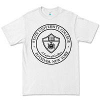 White Suny Potsdam Premium Tee - linhVisuals