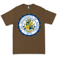 Cacao University Of Akron Premium Tee - linhVisuals