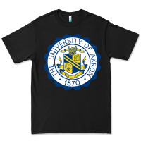 Black University Of Akron Premium Tee - linhVisuals
