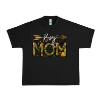 Black Boy Mom Urban Heavy Tee - CowhideDigitalArt