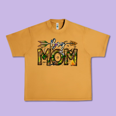 Boy Mom Urban Heavy Tee Designed By Cowhidedigitalart