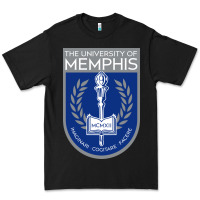 Black University Of Memphis Premium Tee - linhVisuals
