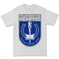 Dove Grey University Of Memphis Premium Tee - linhVisuals