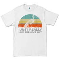 White funny i just really like turkeys thanksgiving Premium Tee - linhVisuals