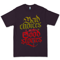 Plum bad choices make good stories Premium Tee - linhVisuals