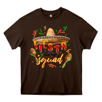 Chocolate Brown Fiesta squad Heavy Core Tee - FaDigitalArtStudio