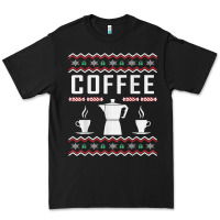 Black coffee ugly sweater christmas Premium Tee - linhVisuals