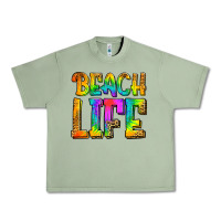 Oil Green beach life Urban Heavy Tee - Jasminsmagicworld