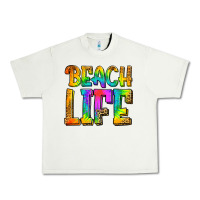 Pistachio beach life Urban Heavy Tee - Jasminsmagicworld