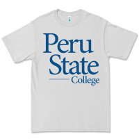 Dove Grey Peru State College Wordmark Premium Tee - linhVisuals