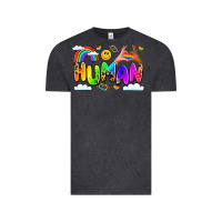 Vintage Black human pride Vintage Tee - LillyAllenDesigns