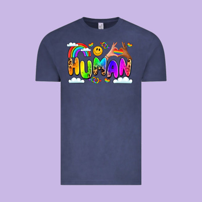 Human Pride Vintage Tee Designed By Lillyallendesigns