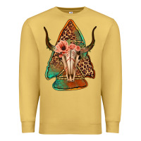 Antique Gold bullskull arrowhead Premium Sweatshirt - Jasminsmagicworld