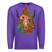 Purple bullskull arrowhead Premium Sweatshirt - Jasminsmagicworld