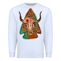 White bullskull arrowhead Premium Sweatshirt - Jasminsmagicworld