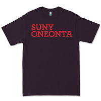 Plum Suny Oneonta Wordmark Premium Tee - linhVisuals