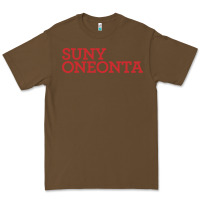 Cacao Suny Oneonta Wordmark Premium Tee - linhVisuals