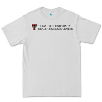 Dove Grey Texas Tech University Health Sciences Center Wordmark Premium Tee - linhVisuals