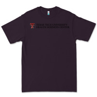 Plum Texas Tech University Health Sciences Center Wordmark Premium Tee - linhVisuals