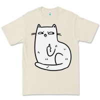 Bone cat giving the finger Premium Tee - linhVisuals