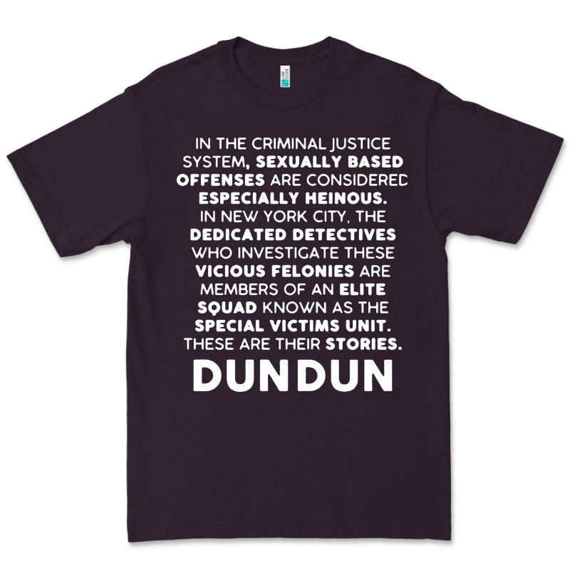 Law And Order Svu Opening Monologue Premium Tee by linhVisuals | Teevron