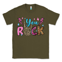 Army Green you rock valentine's day olivia Classic Tee - OliviaCreatesArt