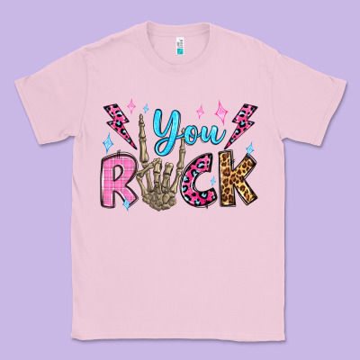 You Rock Valentine's Day Olivia Classic Tee Designed By Oliviacreatesart