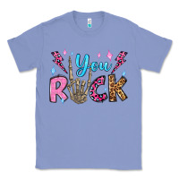 Colony Blue you rock valentine's day olivia Classic Tee - OliviaCreatesArt