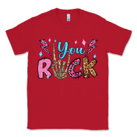 Red you rock valentine's day olivia Classic Tee - OliviaCreatesArt