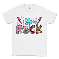 White you rock valentine's day olivia Classic Tee - OliviaCreatesArt