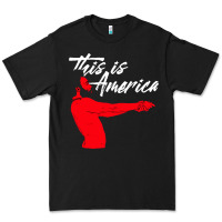 Black this is america meme Premium Tee - linhVisuals