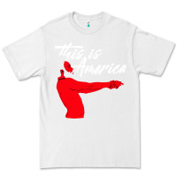 White this is america meme Premium Tee - linhVisuals