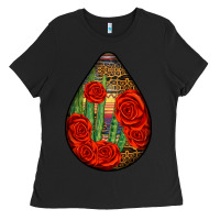 Black mexican teardrop Ladies Tee - BundleAndBundleShop