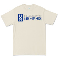 Bone University Of Memphis Wordmark Premium Tee - linhVisuals