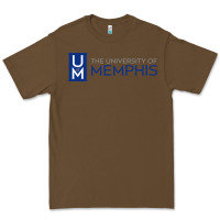Cacao University Of Memphis Wordmark Premium Tee - linhVisuals