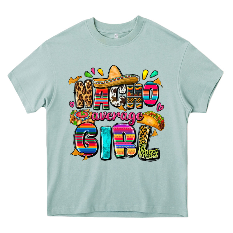 Nacho Average Girl Heavy Core Tee by FaDigitalArtStudio | Teevron