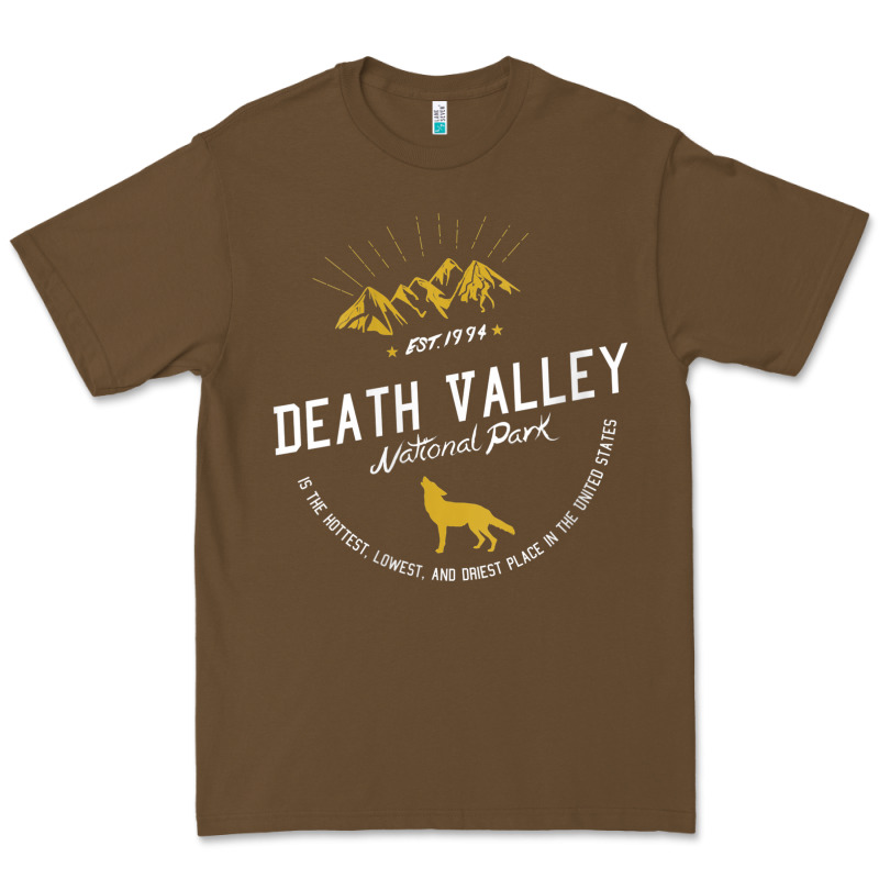 Death Valley National Park Hiker Hiking Nevada Cool Premium Tee by linhVisuals | Teevron