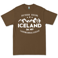 Cacao iceland hiking landmannalaugar est 1477 Premium Tee - linhVisuals