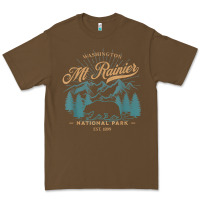 Cacao mount rainier national park washington usa vacation hiking Premium Tee - linhVisuals