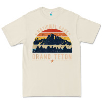 Bone national park grand teton vintage retro hiking Premium Tee - linhVisuals